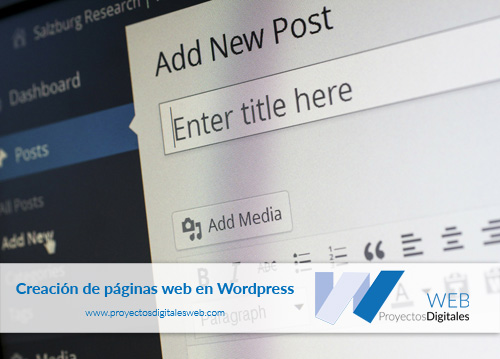 Creación de páginas web en Wordpress
